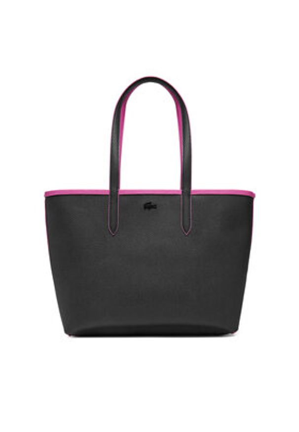 Lacoste Torebka NF2142AA Czarny. Kolor: czarny. Materiał: skórzane