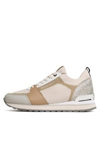 MICHAEL Michael Kors Sneakersy Billie Knit Trainer 43S3BIFS3D Beżowy. Kolor: beżowy. Materiał: materiał