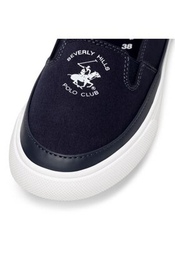 Beverly Hills Polo Club Tenisówki W-24MVS5023 Granatowy. Kolor: niebieski. Materiał: materiał