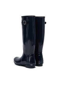 Hunter Kalosze Original Tall Gloss WFT1000RGL Granatowy. Kolor: niebieski. Materiał: kauczuk