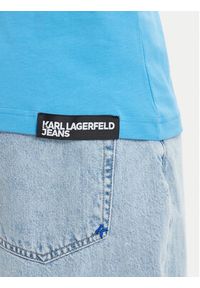 Karl Lagerfeld Jeans T-Shirt A1M17044 Niebieski Regular Fit. Kolor: niebieski. Materiał: bawełna #4
