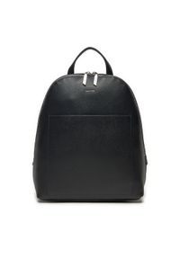 Calvin Klein Plecak Ck Must Dome Backpack_Caviar K60K613087 Czarny. Kolor: czarny. Materiał: skóra