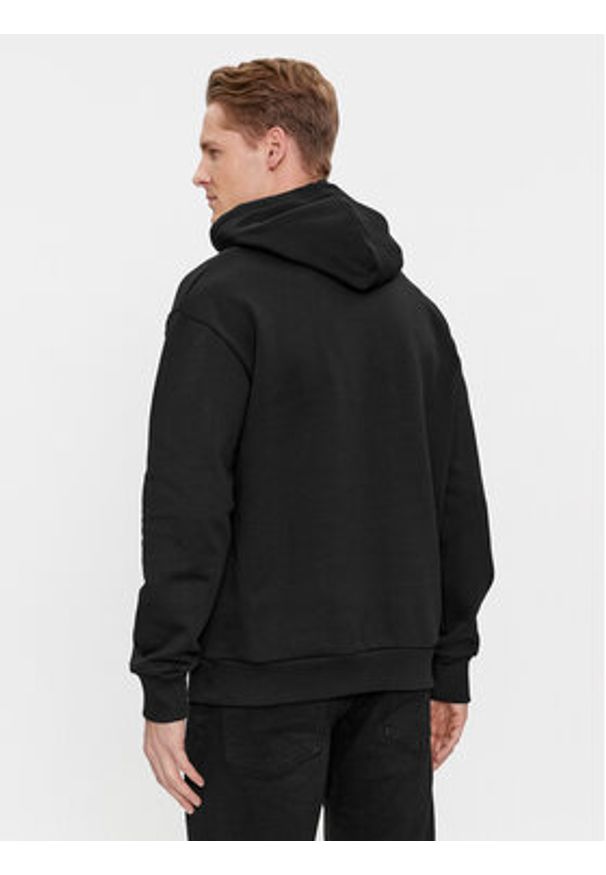 Calvin Klein Bluza K10K111810 Czarny Regular Fit. Kolor: czarny. Materiał: bawełna