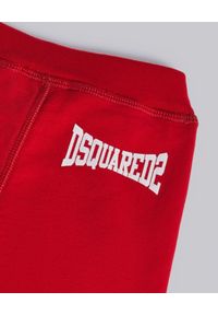 DSQUARED2 KIDS - Czerwone spodnie dresowe 0-3 lata. Kolor: czerwony. Materiał: dresówka. Sezon: lato #3