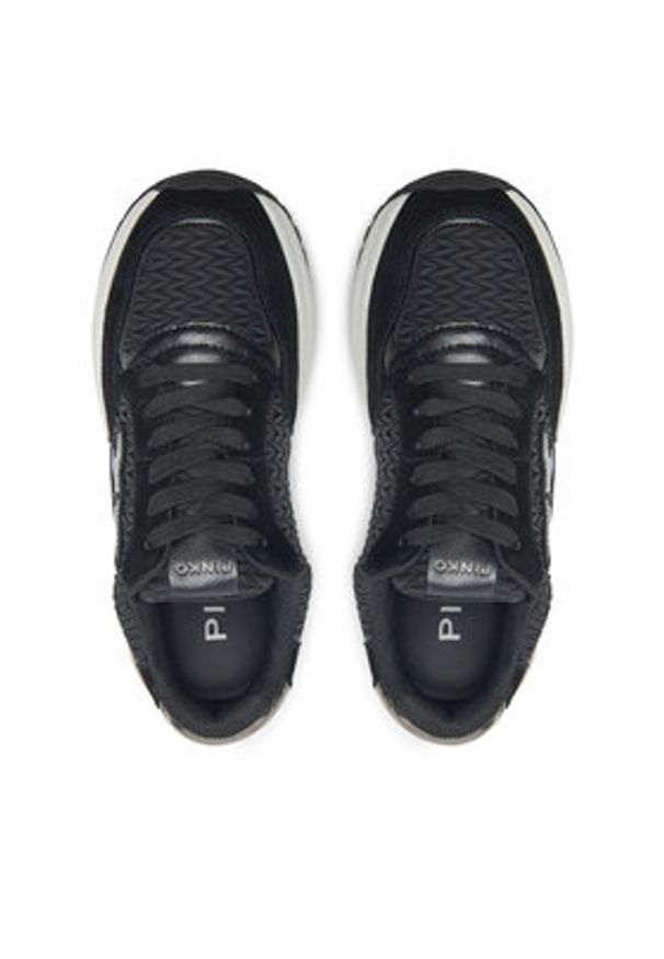 Pinko - PINKO Sneakersy Gem 07 SS0055 P036 Czarny. Kolor: czarny. Materiał: materiał