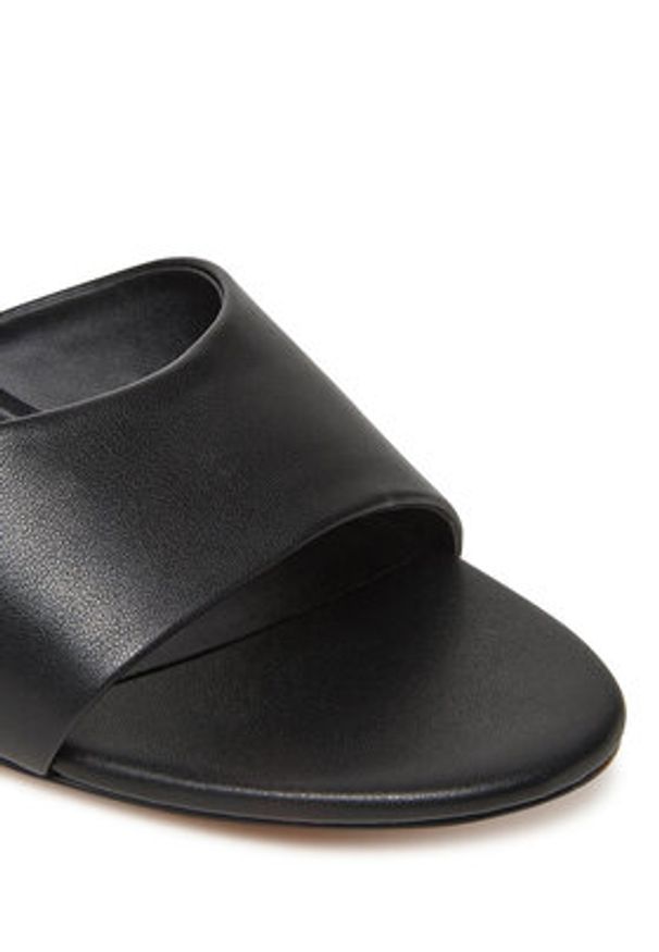 Aldo Klapki Delphinia 13965246 Czarny. Kolor: czarny. Materiał: skóra