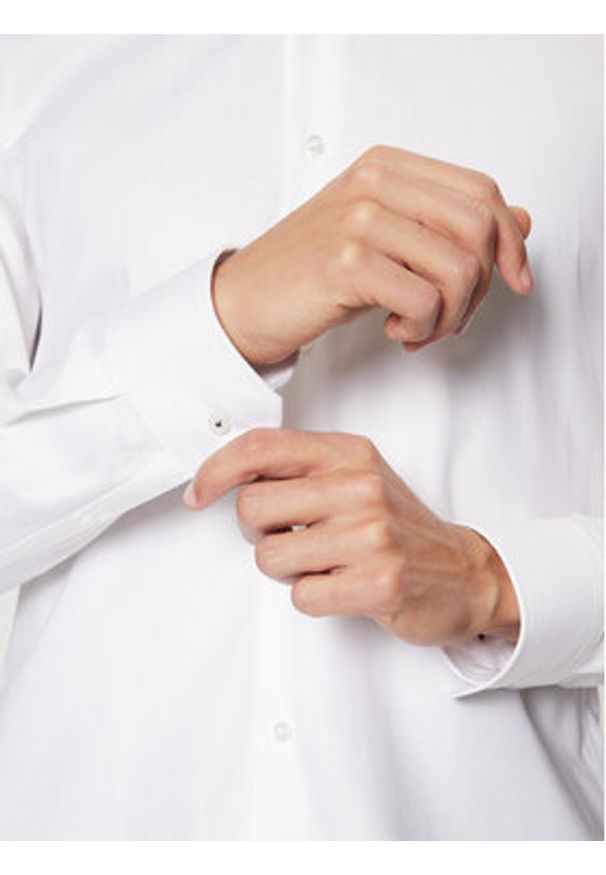 JOOP! Koszula 17 JSH-229Pierce1 30044896 Biały Slim Fit. Kolor: biały. Materiał: bawełna