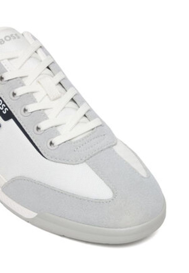 BOSS Sneakersy Nitan 50557886 Biały. Kolor: biały. Materiał: materiał
