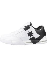 DC Shoes - Buty DC DC COMMAND Biały. Kolor: biały. Materiał: syntetyk, tkanina, skóra. Sport: turystyka piesza
