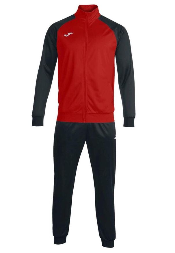 Dres do piłki nożnej męski Joma Academy IV. Kolor: wielokolorowy, czarny, czerwony. Materiał: dresówka. Sport: piłka nożna