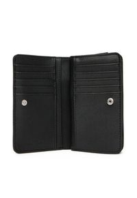 Calvin Klein Duży Portfel Damski Ck Re-Lock Medium Bifold LV04F1033G Czarny. Kolor: czarny. Materiał: skóra #3