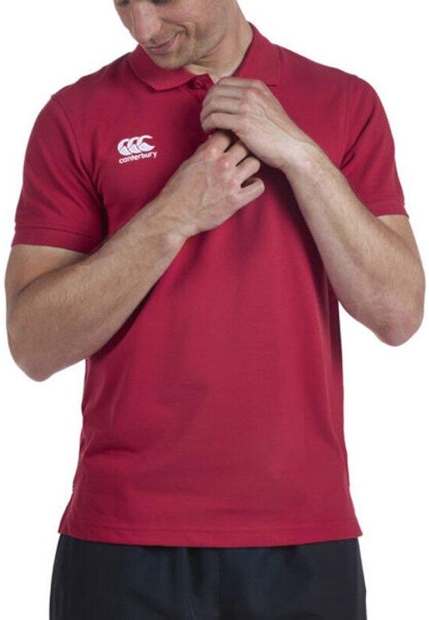 CANTERBURY - Polo Canterbury Waimak. Okazja: na co dzień. Typ kołnierza: polo. Kolor: czerwony, wielokolorowy, brązowy. Styl: casual, sportowy, elegancki