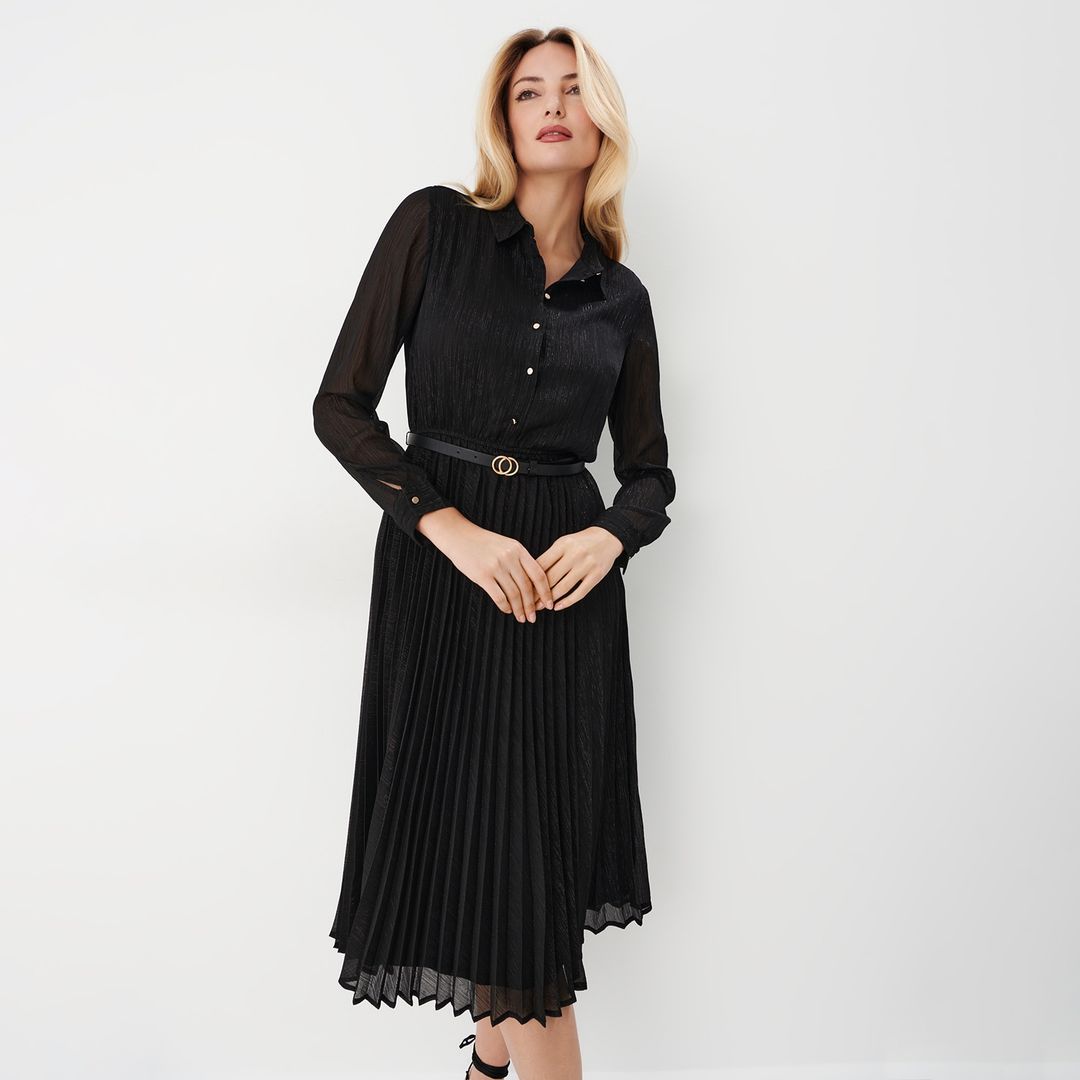 Czarna sukienka Mohito midi 0290X-99X / 2794789 - Sukienki