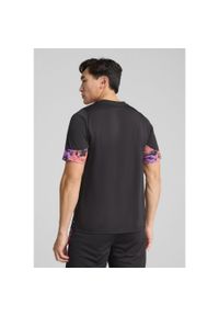 Puma - Męska koszulka piłkarska individualCUP PUMA Black. Kolor: czarny. Wzór: nadruk. Sport: piłka nożna