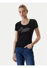 Guess T-Shirt W6RI24 J1314 Czarny Regular Fit. Kolor: czarny. Materiał: bawełna #1