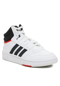 Adidas - adidas Sneakersy Hoops 3.0 Mid GY5543 Biały. Kolor: biały. Materiał: materiał #3