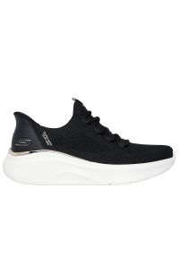 skechers - Buty damskie Skechers Slip-ins Bobs Sport B Love Tru Delight 117617BLK - czarne. Zapięcie: bez zapięcia. Kolor: czarny. Szerokość cholewki: normalna. Wzór: aplikacja. Model: Skechers Sport