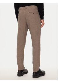 Selected Homme Chinosy 16092753 Beżowy Slim Fit. Kolor: beżowy. Materiał: bawełna #3