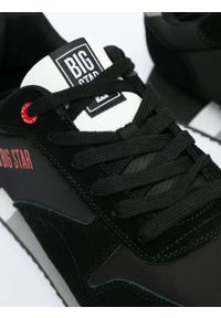 Big-Star - Sneakersy męskie czarne z logo BIG STAR NN174500 906. Kolor: czarny