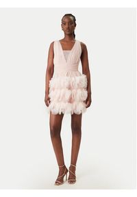 Rinascimento Sukienka koktajlowa CFC0127839003 Różowy Slim Fit. Kolor: różowy. Materiał: syntetyk. Styl: wizytowy #4