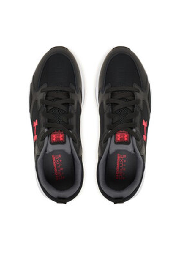 Under Armour Sneakersy UA Charged Edge 3026727 Czarny. Kolor: czarny. Materiał: materiał