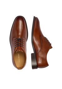 Gino Rossi - GINO ROSSI Półbuty EO-MARTINO-03 126AM Brązowy. Kolor: brązowy. Materiał: skóra #9