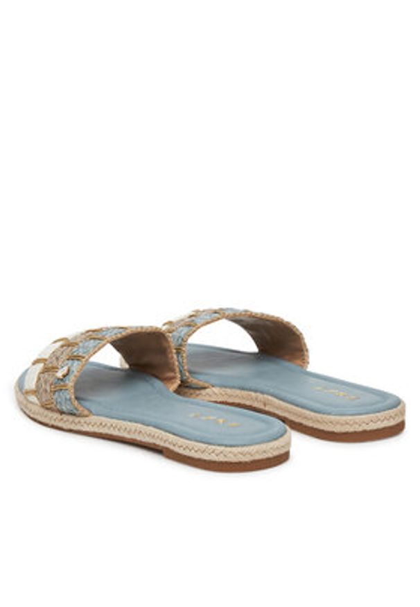 Roxy Espadryle E6018-5 Niebieski. Kolor: niebieski. Materiał: materiał