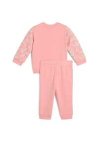 Dres Puma Minicats Sandy Adventures Crew Set Tr Inf, Dzieci. Kolor: różowy. Materiał: dresówka