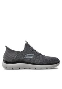 skechers - Skechers Sneakersy 232469 CCBK Szary. Kolor: szary. Materiał: materiał #1