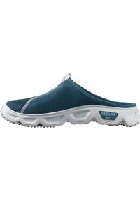 salomon - Buty do chodzenia męskie Salomon Reelax Slide 6.0. Zapięcie: bez zapięcia. Kolor: wielokolorowy, turkusowy, niebieski. Materiał: materiał, syntetyk, tkanina. Szerokość cholewki: normalna. Sport: turystyka piesza
