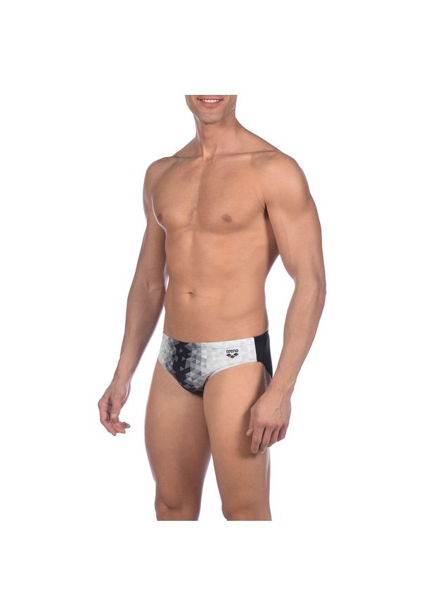 Slipy kąpielowe na basen męskie Arena Triangle. Kolor: czarny, wielokolorowy, biały