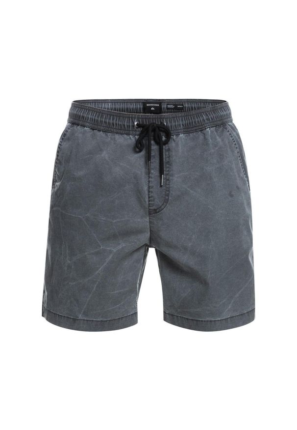 Quiksilver - Spodenki elsstyczne dla Mężczyzn TAXER 17". Kolor: brązowy, zielony, wielokolorowy. Materiał: bawełna, elastan, materiał. Długość: krótkie. Sezon: lato