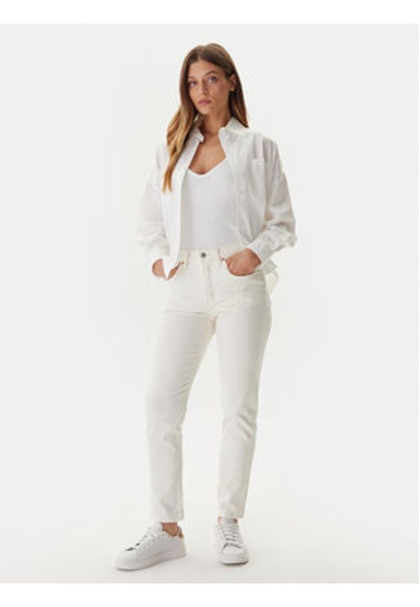 Levi's® Jeansy 501® 36200-0374 Écru Cropped Fit. Kolor: kremowy