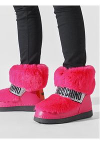 Love Moschino - LOVE MOSCHINO Śniegowce JA24202G0HJW0604 Różowy. Kolor: różowy. Materiał: materiał #4