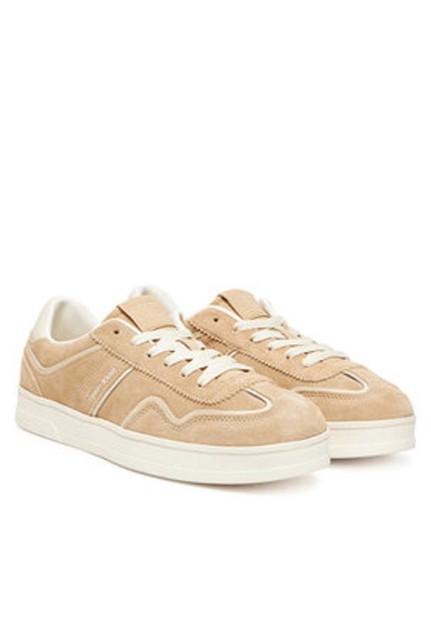 Tommy Jeans Sneakersy The Greenwich EN0EN02806 Beżowy. Kolor: beżowy. Materiał: zamsz, skóra