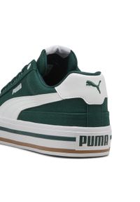 Puma - Sneakersy unisex Court Classic Vulcanised Formstrip PUMA Dark Myrtle White Green. Kolor: biały, zielony, wielokolorowy