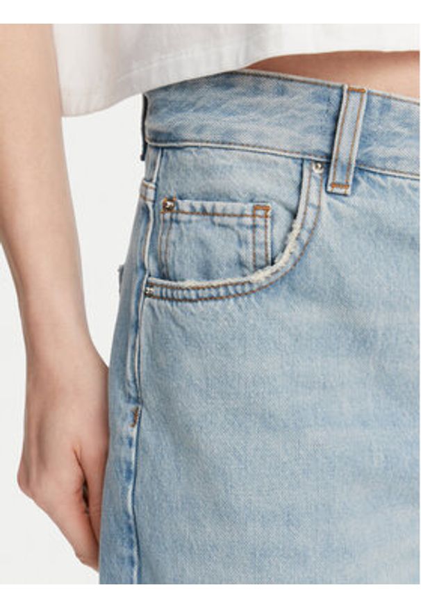 Marella Jeansy Tomboy 2513181044 Niebieski Straight Fit. Kolor: niebieski