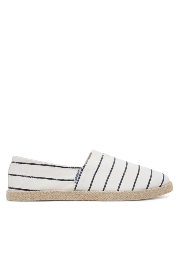 Quiksilver Espadryle WAVESTRIDE-01 Biały. Kolor: biały. Materiał: materiał