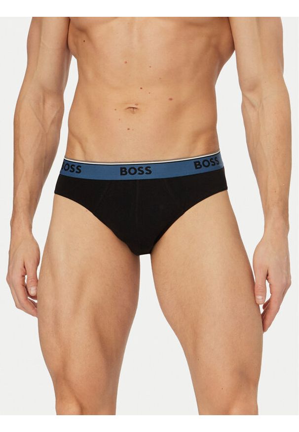 BOSS Komplet slipów 50554683 Czarny. Kolor: czarny. Materiał: bawełna