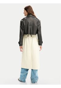 Desigual Trencz Duolo 26SWEW34 Écru Regular Fit. Materiał: syntetyk #2