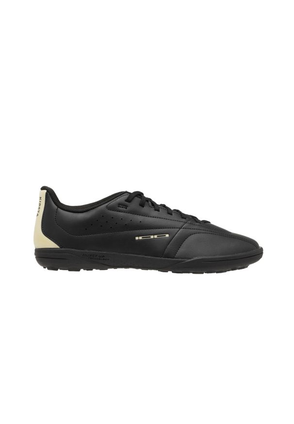 KIPSTA - Buty piłkarskie Kipsta 100 Turf TF. Kolor: czarny. Materiał: poliester. Sport: piłka nożna