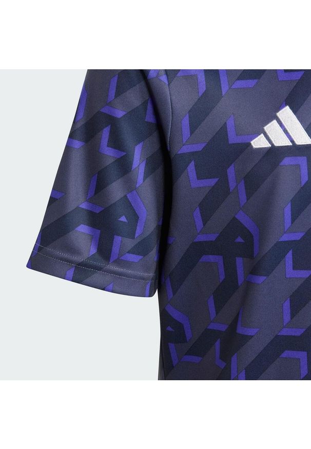 Adidas - Koszulka Real Madrid Pre-Match Kids. Kolor: niebieski. Materiał: materiał