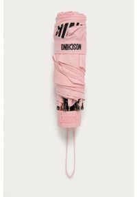 MOSCHINO - Moschino Parasol kolor różowy. Kolor: różowy #3