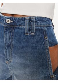 Please Szorty jeansowe D0KDEH0W7S Niebieski Regular Fit. Kolor: niebieski. Materiał: bawełna #4