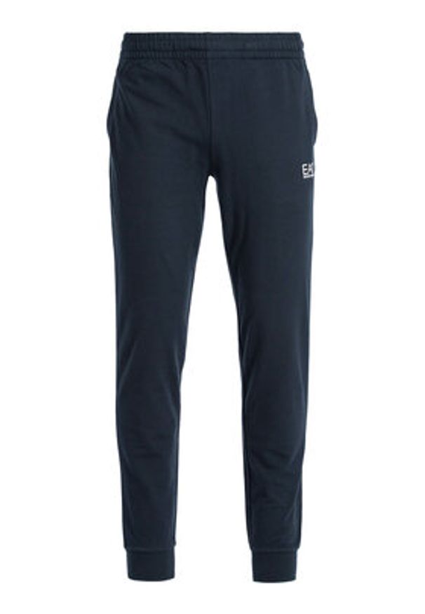 EA7 Emporio Armani Spodnie dresowe 8NPP53 PJ05Z 1578 Granatowy Slim Fit. Kolor: niebieski. Materiał: bawełna