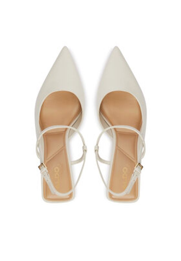 Aldo Szpilki Brunette 13965195 Biały. Kolor: biały. Materiał: skóra. Obcas: na szpilce