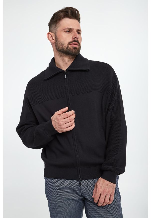 Armani Exchange - Sweter męski wełniany ARMANI EXCHANGE. Materiał: wełna
