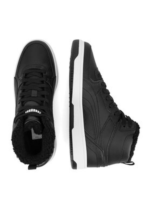 Puma Sneakersy REBOUND JOY FUR 37557601 Czarny. Kolor: czarny. Materiał: materiał