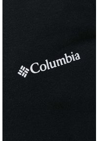 columbia - Columbia spodnie dresowe męskie kolor czarny gładkie. Kolor: czarny. Materiał: dresówka. Wzór: gładki #3