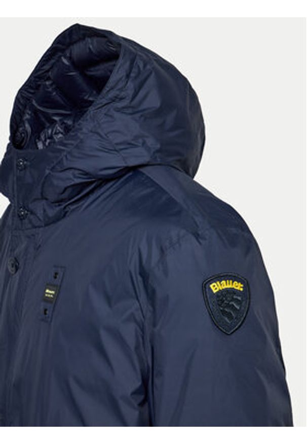 Blauer Parka 24WBLUK11208 Granatowy Regular Fit. Kolor: niebieski. Materiał: syntetyk